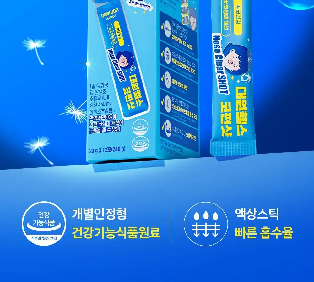 [올영단독/코상태개선] 대원제약 대원헬스 삼백초추출물 코편샷20g x 12포(12일분) 상세페이지 2